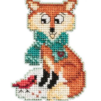 Mill Hill, Counted Glass Bead Cross Stitch Kit, Foxy, MH182136