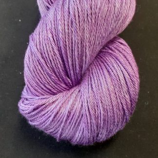 Copper Centaur Studios, Hand-dyed Yarn, Pima Cotton, 4-ply Fingering, 100 g, Purple