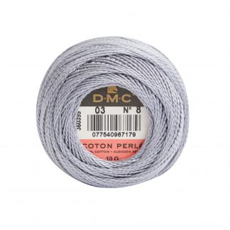 DMC, Pearl Cotton Thread Balls, Size 8, 003, Medium Tin