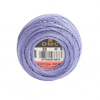 DMC, Pearl Cotton Thread Balls, Size 8, 030 Medium Light Blueberry