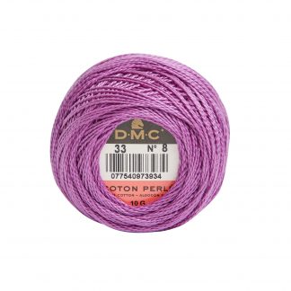 DMC, Pearl Cotton Thread Balls, Size 8, 033 Fuchsia