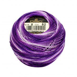 DMC, Pearl Cotton Thread Balls, Size 8, 052 Variegated Violet