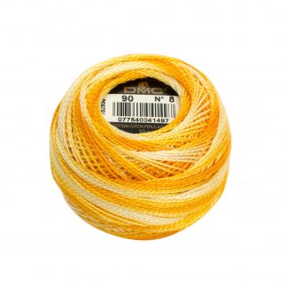 DMC, Pearl Cotton Thread Balls, Size 8, 090 Variegated Yellow
