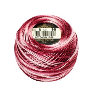 DMC, Pearl Cotton Thread Balls, Size 8, 099 Variegated Mauve