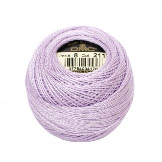 DMC, Pearl Cotton Thread Balls, Size 8, 211 Light Lavender
