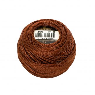 DMC, Pearl Cotton Thread Balls, Size 8, 300 Very Dark Mahogany
