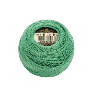 DMC, Pearl Cotton Thread Balls, Size 8, 913 Medium Nile Green