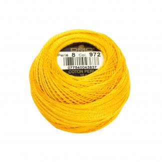 DMC, Pearl Cotton Thread Balls, Size 8, 973 Bright Canary