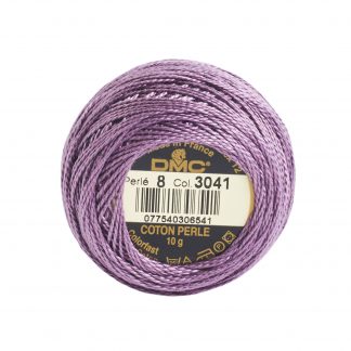 DMC, Pearl Cotton Thread Balls, Size 8, 3041 Medium Antique Violet
