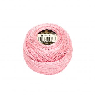 DMC, Pearl Cotton Thread Balls, Size 8, 3326 Light Rose