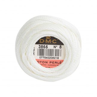 DMC, Pearl Cotton Thread Balls, Size 8, 3865 Winter White