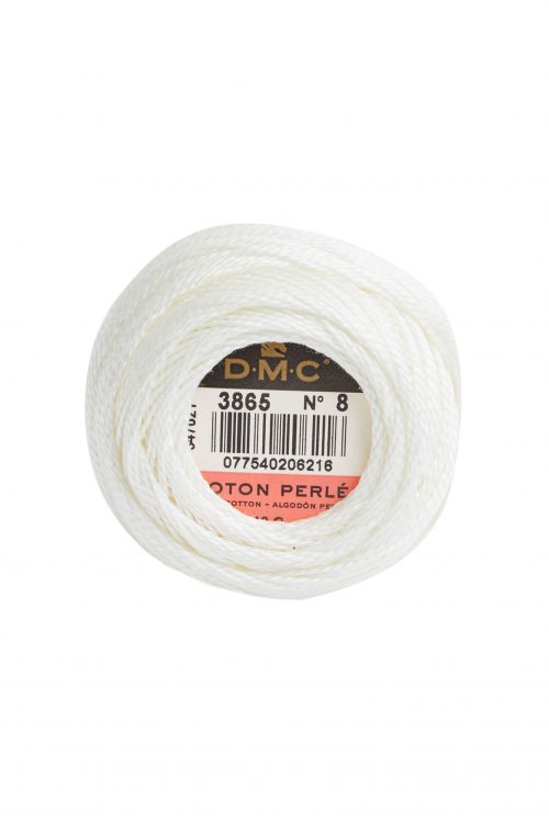 DMC, Pearl Cotton Thread Balls, Size 8, 3865 Winter White