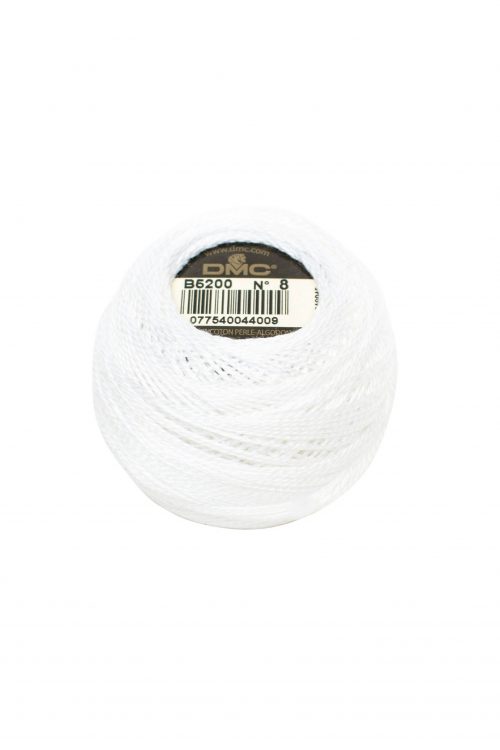 DMC, Pearl Cotton Thread Balls, Size 8, B5200 Snow White