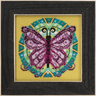 Mill Hill, Counted Glass Bead Cross Stitch Kit, Spring Mandala (Butterfly), MH17-2111