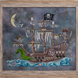 Glendon Place, Cross Stitch Pattern, Poltergeist Pirates, GP277