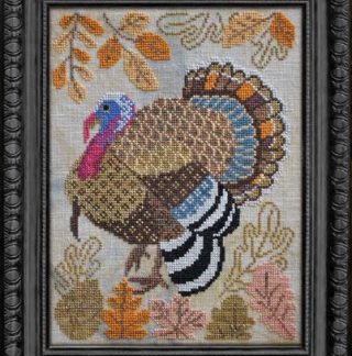 Cottage Garden Samplings, Counted Cross Stitch Pattern, Turkey Day: A Time for All Seasons, Series No. 11