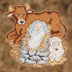 Mill Hill, Beaded Cross Stitch Kit, Nativity, Baby Jesus, MH192301