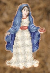 Mill Hill, Beaded Cross Stitch Kit, Nativity, Mary, MH192302