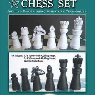 Quilled Creations, Chess Set 3D Miniature Quilling Kit, 275