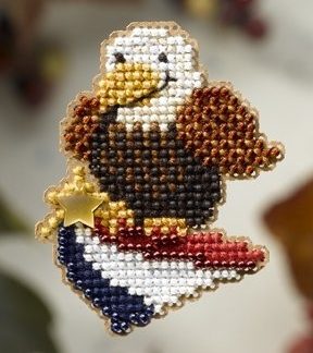 Mill Hill, Beaded Cross Stitch Kit, American Eagle, MH188206