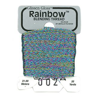 Glissen Gloss, Rainbow Blending Thread, 002, White Flame