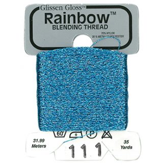 Glissen Gloss, Rainbow Blending Thread, 111, Pale Blue