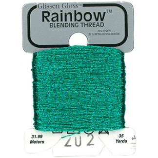 Glissen Gloss, Rainbow Blending Thread, 202, Light Blue