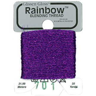 Glissen Gloss, Rainbow Blending Thread, 701, Violet