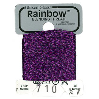 Glissen Gloss, Rainbow Blending Thread, 710, Double Violet