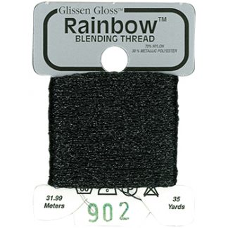 Glissen Gloss, Rainbow Blending Thread, 902, Black