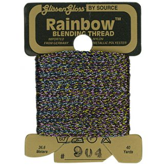 Glissen Gloss, Rainbow Blending Thread, 904, Black Flame