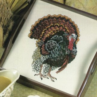 Stoney Creek, Cross Stitch Pattern, Leaflet 407, Wild Turkey
