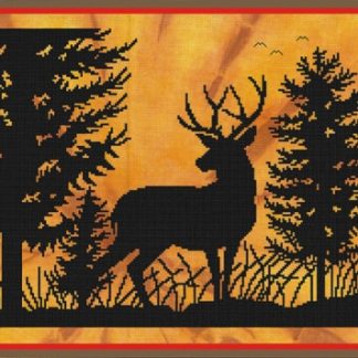 Stoney Creek, Cross Stitch Pattern, Leaflet 458, Morning Whitetail