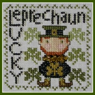 Hinzeit, Cross Stitch Pattern, Word Play: Lucky Leprechaun, HZWP27