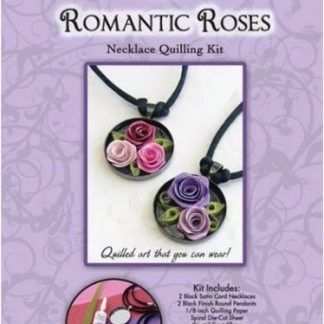 Quilled Creations, Romantic Roses Necklace Quilling Kit, 280