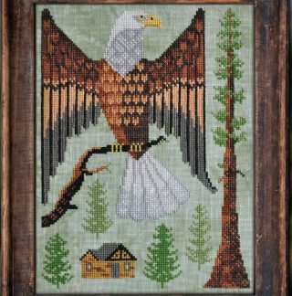 Cottage Garden Samplings, The Bald Eagle: A Year in the Woods, Series No. 7