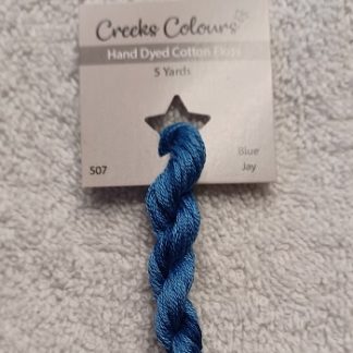 Stoney Creek, Creeks Colours, Overdyed Floss, 507 Blue Jay, 5 yds