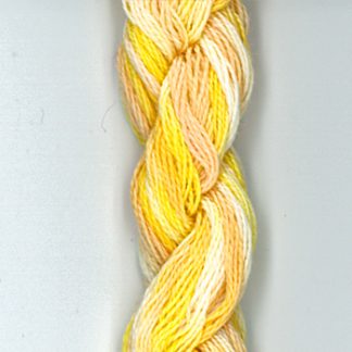 Stoney Creek, Creeks Colours, Overdyed Floss, 201 Peaches and Cream, 5 yds