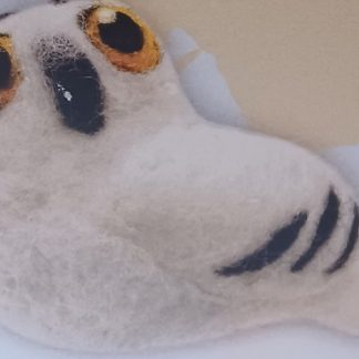 Pretty Twisted Craft Kits, Needle Felting Kit, Snowy Owl