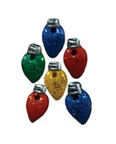 Stoney Creek, Buttons, SB610, Vintage Christmas Bulbs, Set of 6