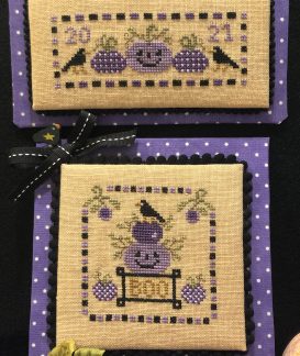 ScissorTail Designs, Counted Cross Stitch Pattern, Purple Pumpkin Patch, SCR98