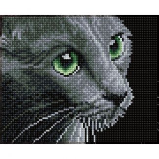 Diamond Dotz, Simply Dotz: Smokey Grey (Cat), SD2.407