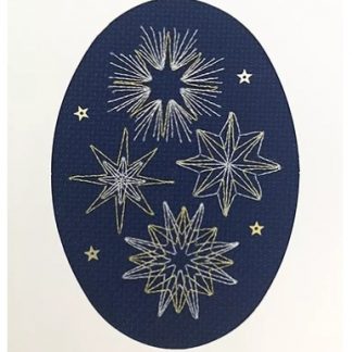 Bothy Threads Cross Stitch Kit: Shining Stars (Greeting Cards), XMAS27