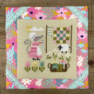 The Tiny Modernist, Mouse's Laundry Day, Cross Stitch Pattern, TMR376