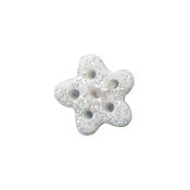 Stoney Creek, Buttons, White Disco Snowflake, Medium, SB607WM