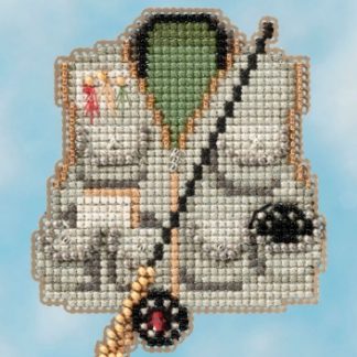 Mill Hill, Beaded Cross Stitch Kit, Fishing Vest, MH181614