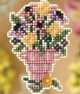 Mill Hill, Beaded Cross Stitch Kit, Cut Flowers, MH188104