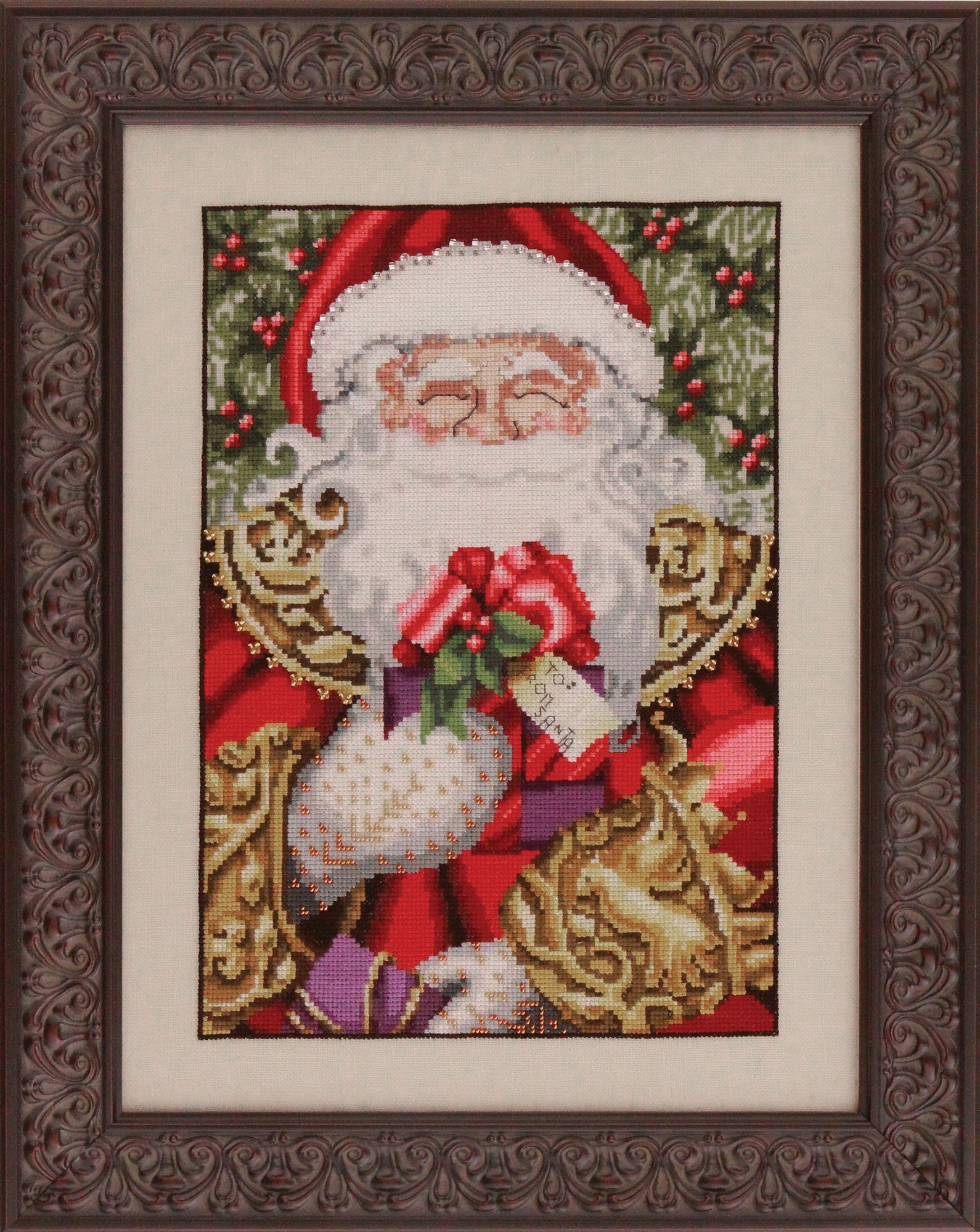 Mirabilia Designs, Cross Stitch Pattern, MD120, Santa
