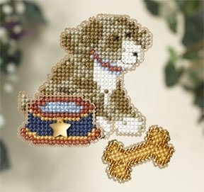 Mill Hill, Beaded Cross Stitch Kit, My Best Friend (Dog), MH187104