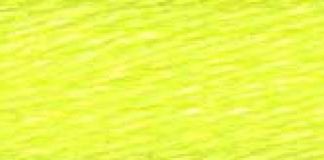 DMC, 317W-E980, Light Effects, Polyester Embroidery Floss, 8.7-Yard, Fluorescent Neon Yellow